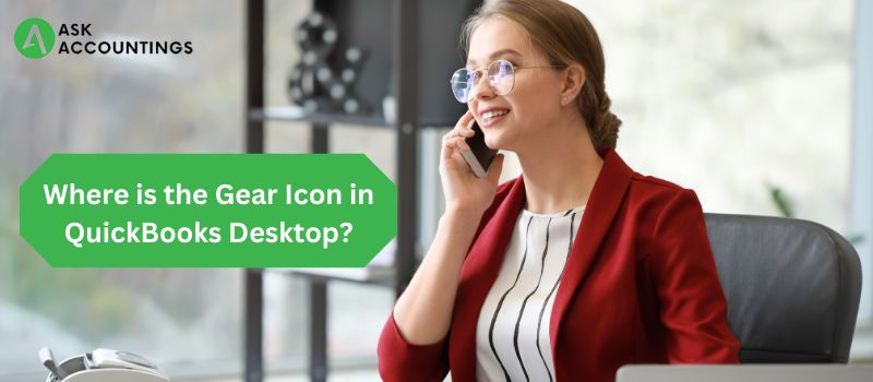 Gear Icon in QuickBooks