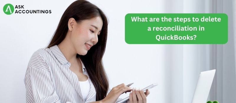 delete a reconciliation in QuickBooks