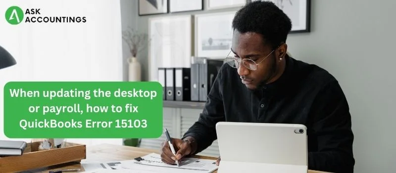 fix QuickBooks Error 15103