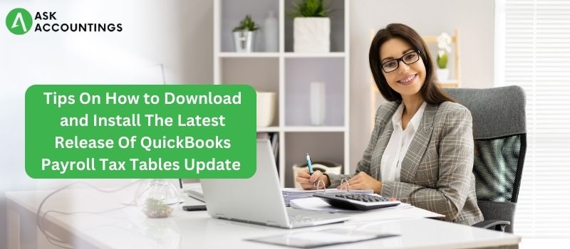 QuickBooks Payroll Tax Tables Update